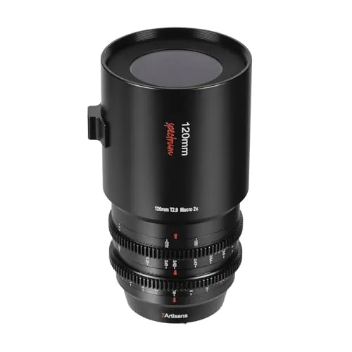 7Artisans 120mm T2.9 Macro 2X Ciné Nikon Z plein format