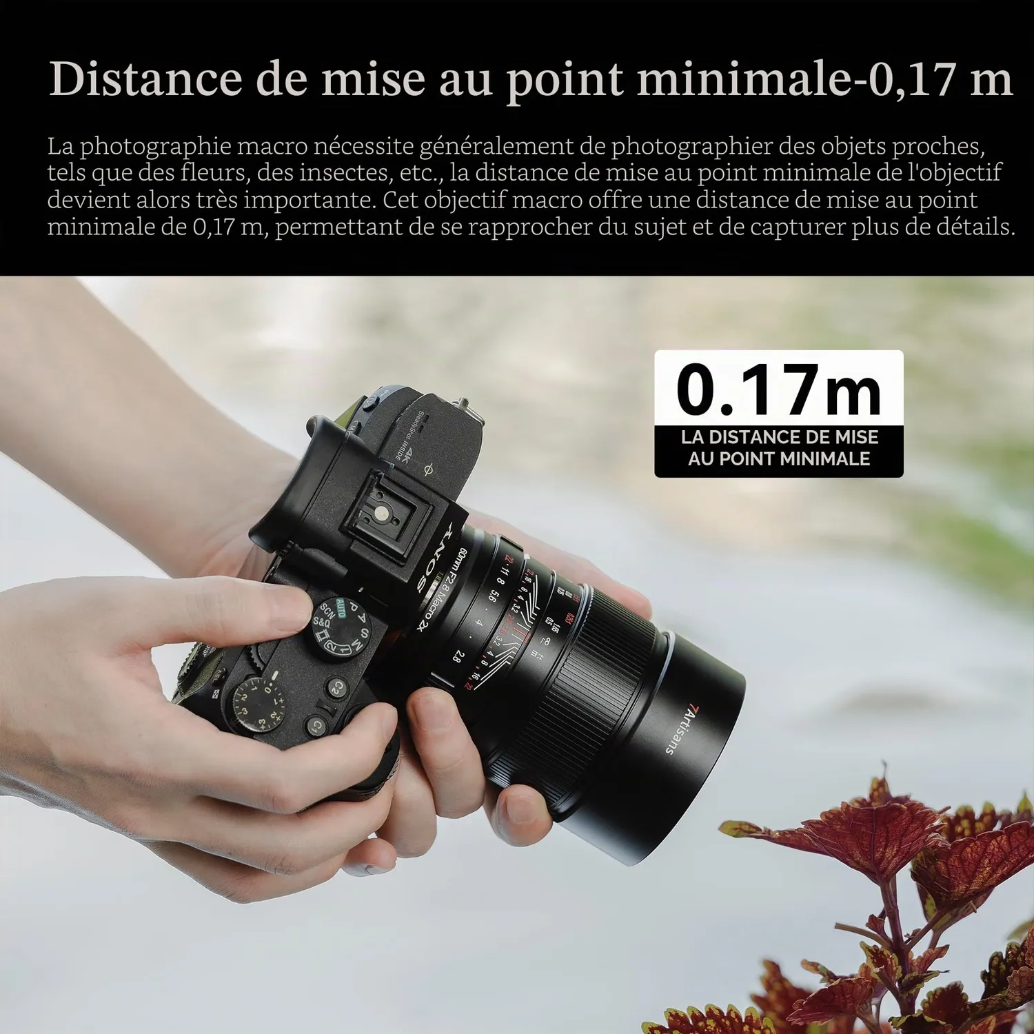 7Artisans 60mm F2.8 Macro 2x objectif Nikon Z