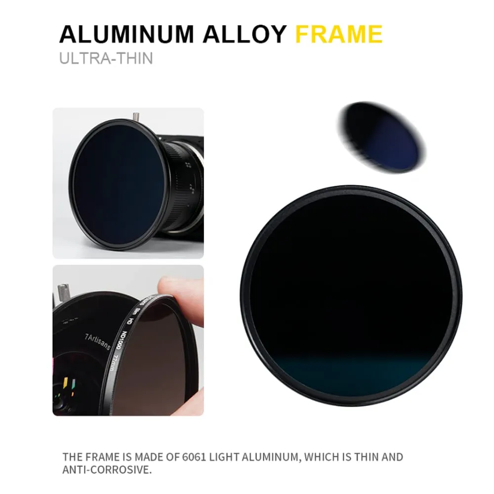 7artisans ND1000 filtre ND 52mm ultra-fin