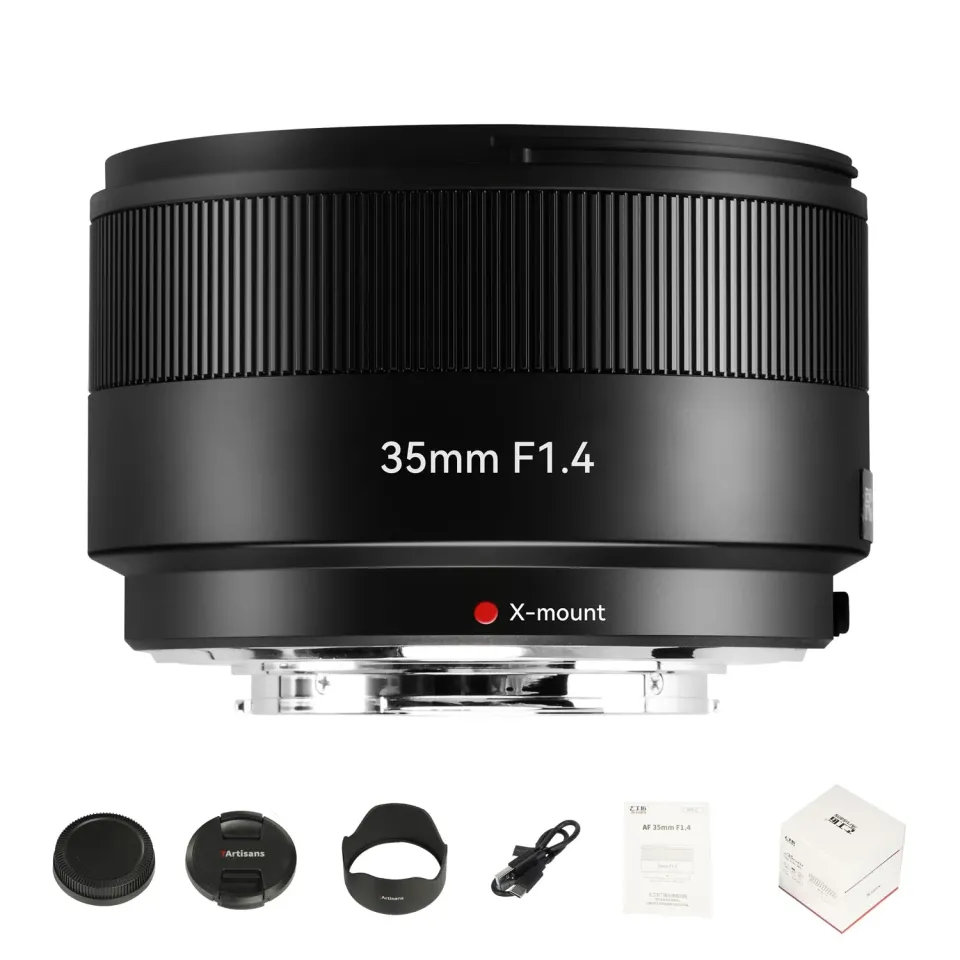 7Artisans 35mm F1.4 objectif autofocus Fuji X lumineux