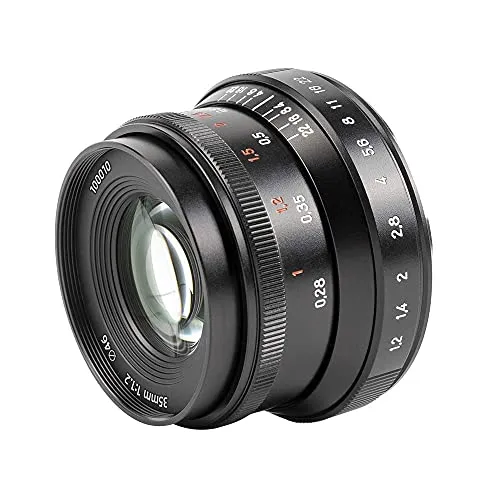 7Artisans 35mm F1.2 II objectif Canon M lumineux