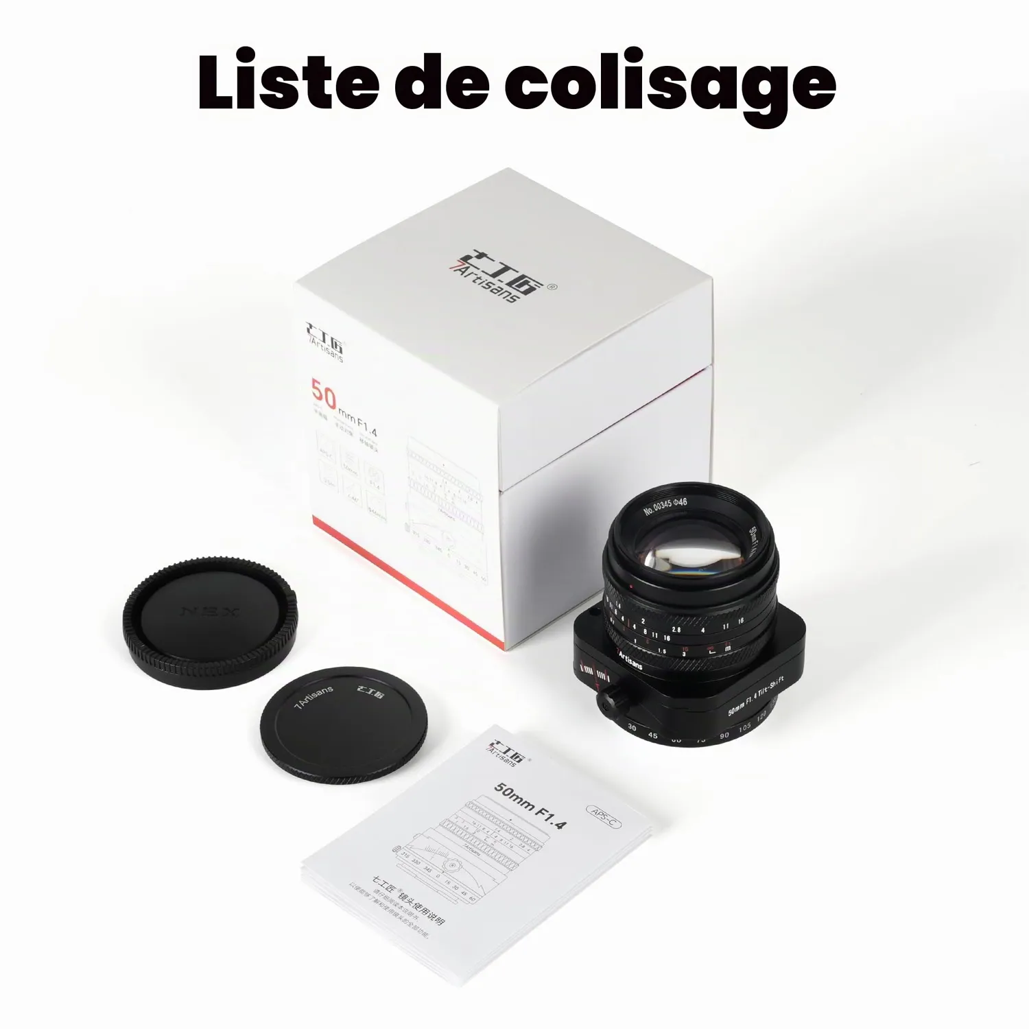 7Artisans 50mm F1.4 Tilt-Shift objectif Fuji X effet miniature