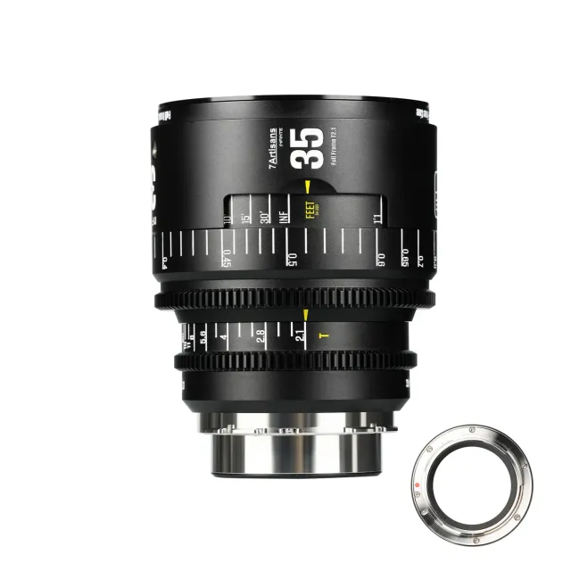 7Artisans Infinte 35mm T2.1 objectif cinéma PL noir plein format