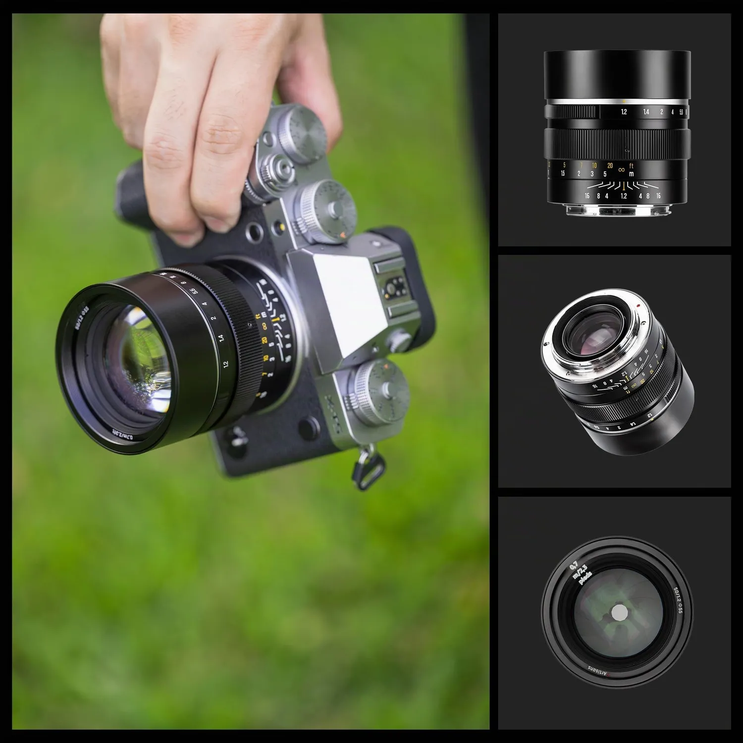 7Artisans 50mm F1.2 objectif Sony E manuel