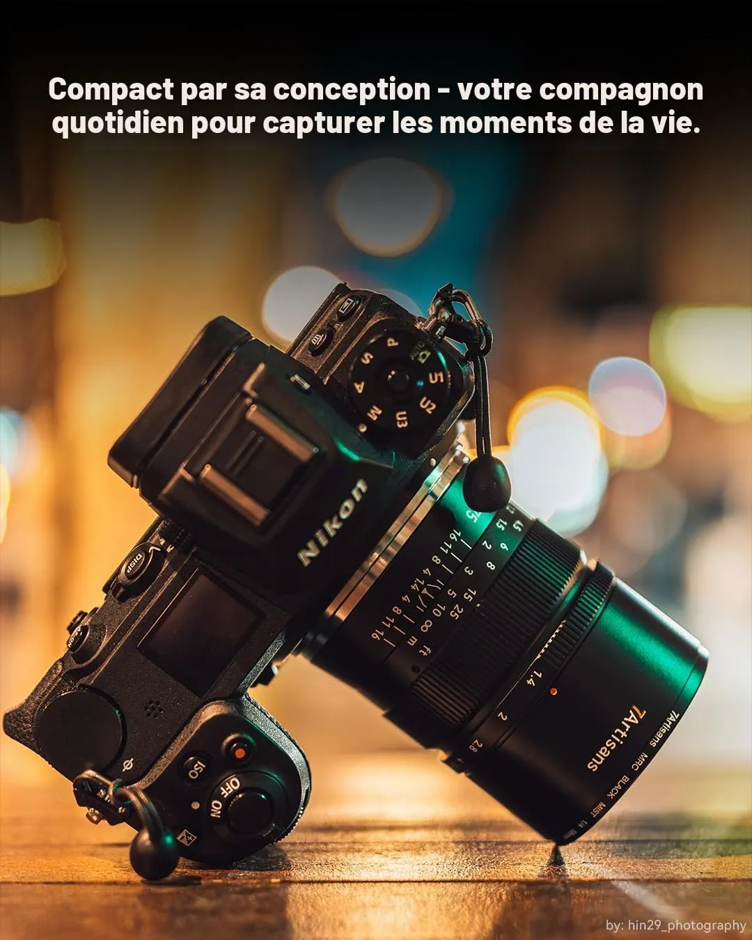 7Artisans 75mm F1.4 objectif Sony E manuel portrait