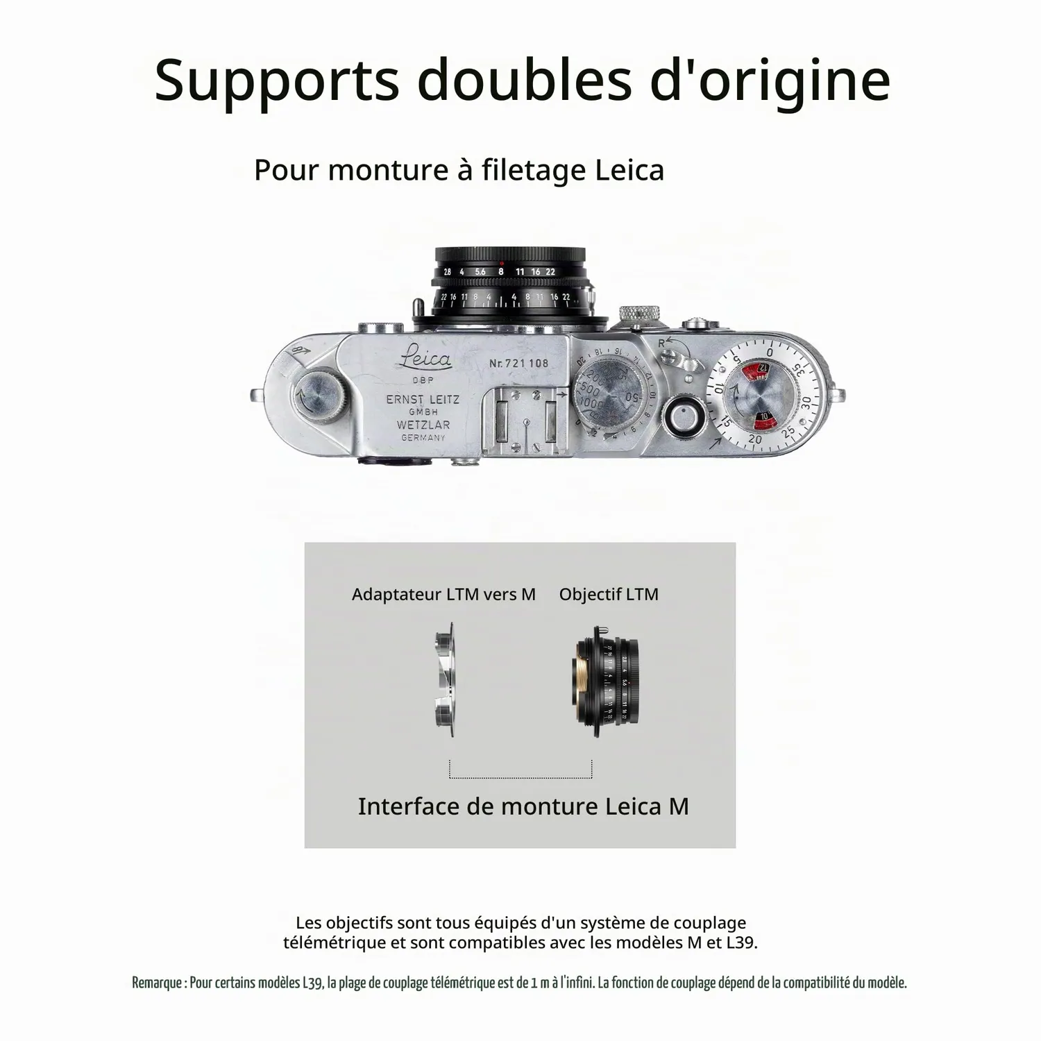 7Artisans M35mm F2.8 objectif Leica M L39 plein format