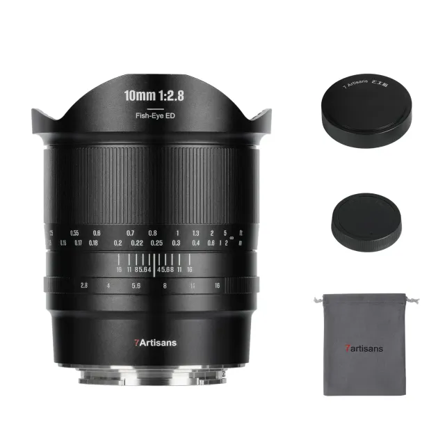 7Artisans 10mm F2.8 II objectif fisheye monture L