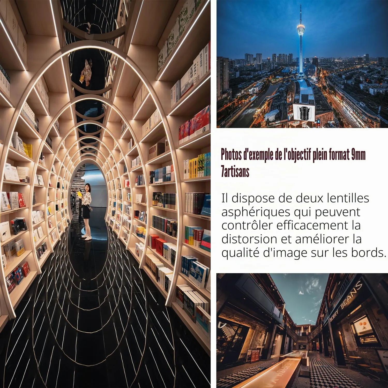 7Artisans 9mm F5.6 objectif monture Canon RF ultra grand-angle