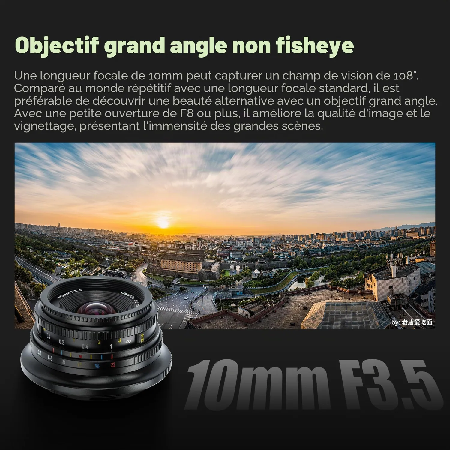 7artisans MF 10mm F3.5 objectif Micro 4/3 pancake