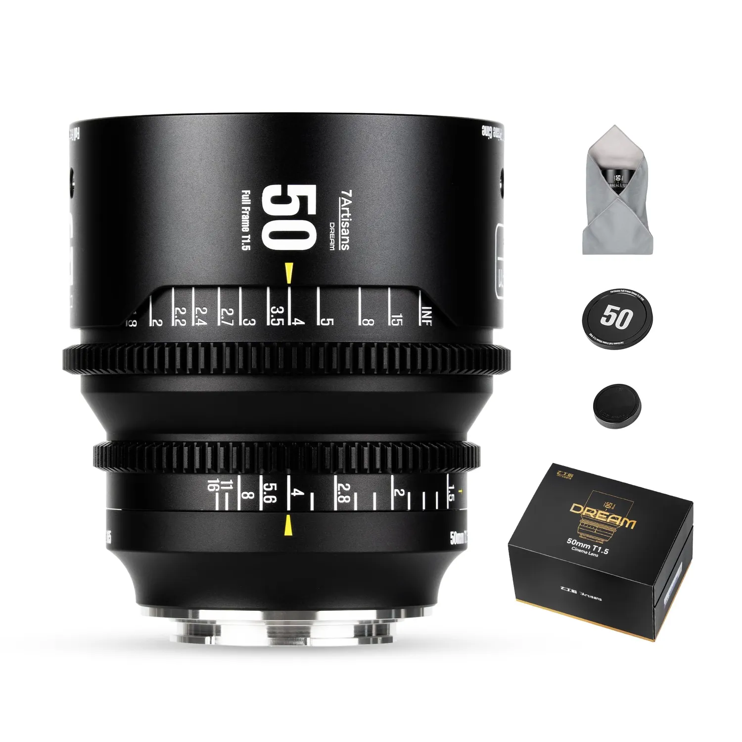 7Artisans Dream 35mm T1.5 objectif cinéma E plein format