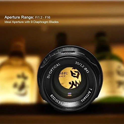 7Artisans 35mm F1.2 objectif manuel monture Nikon Z noir
