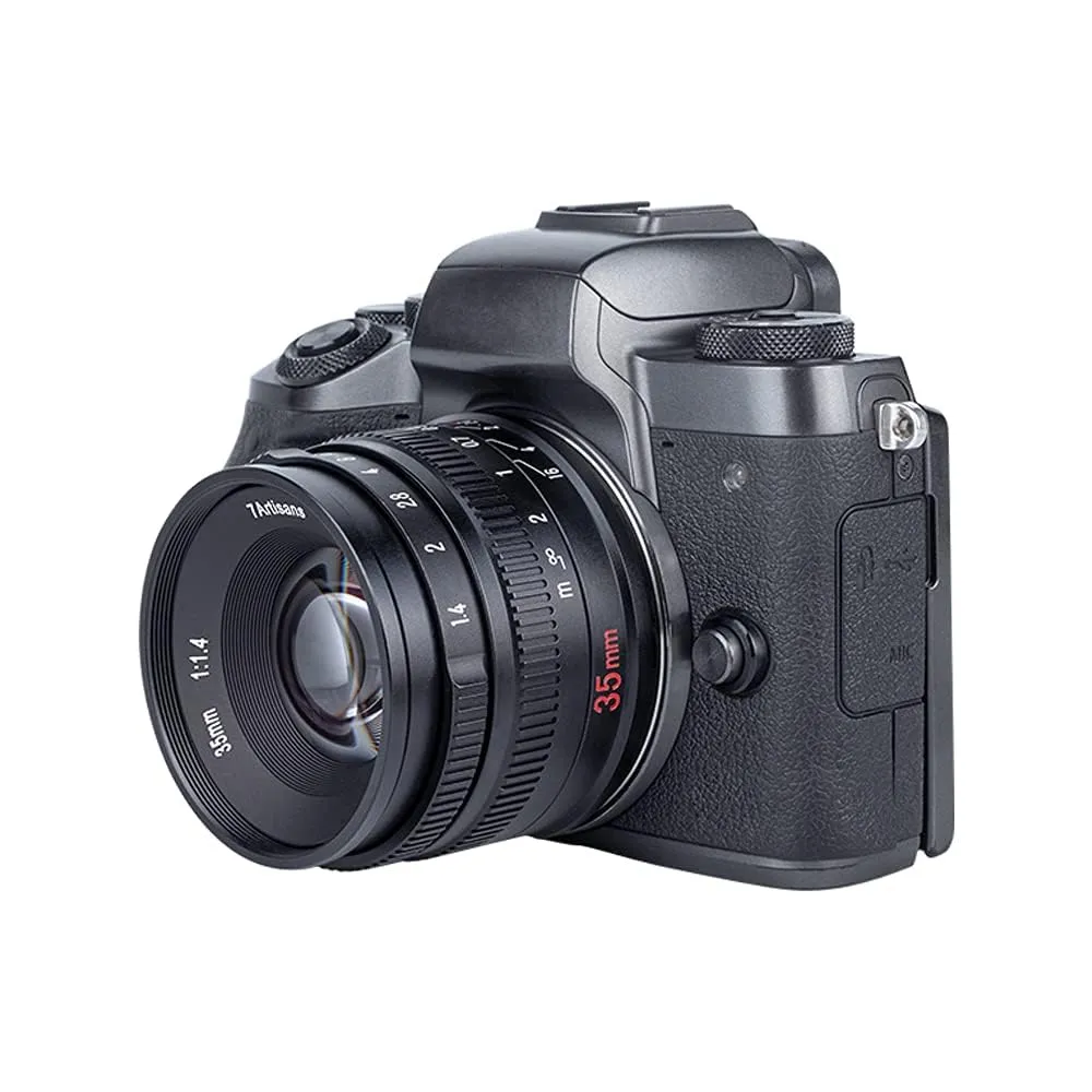 7Artisans 35mm F1.4 II objectif Fuji X noir APS-C