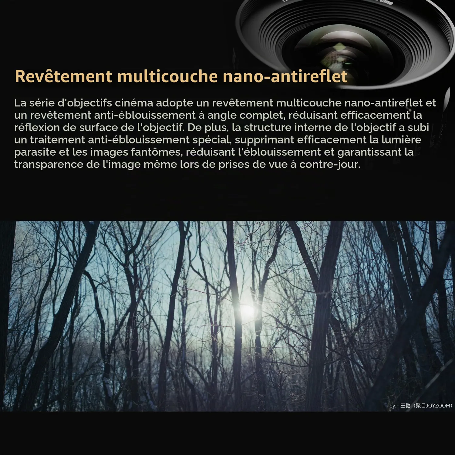 7Artisans Infinte 35mm T2.1 objectif cinéma PL noir plein format