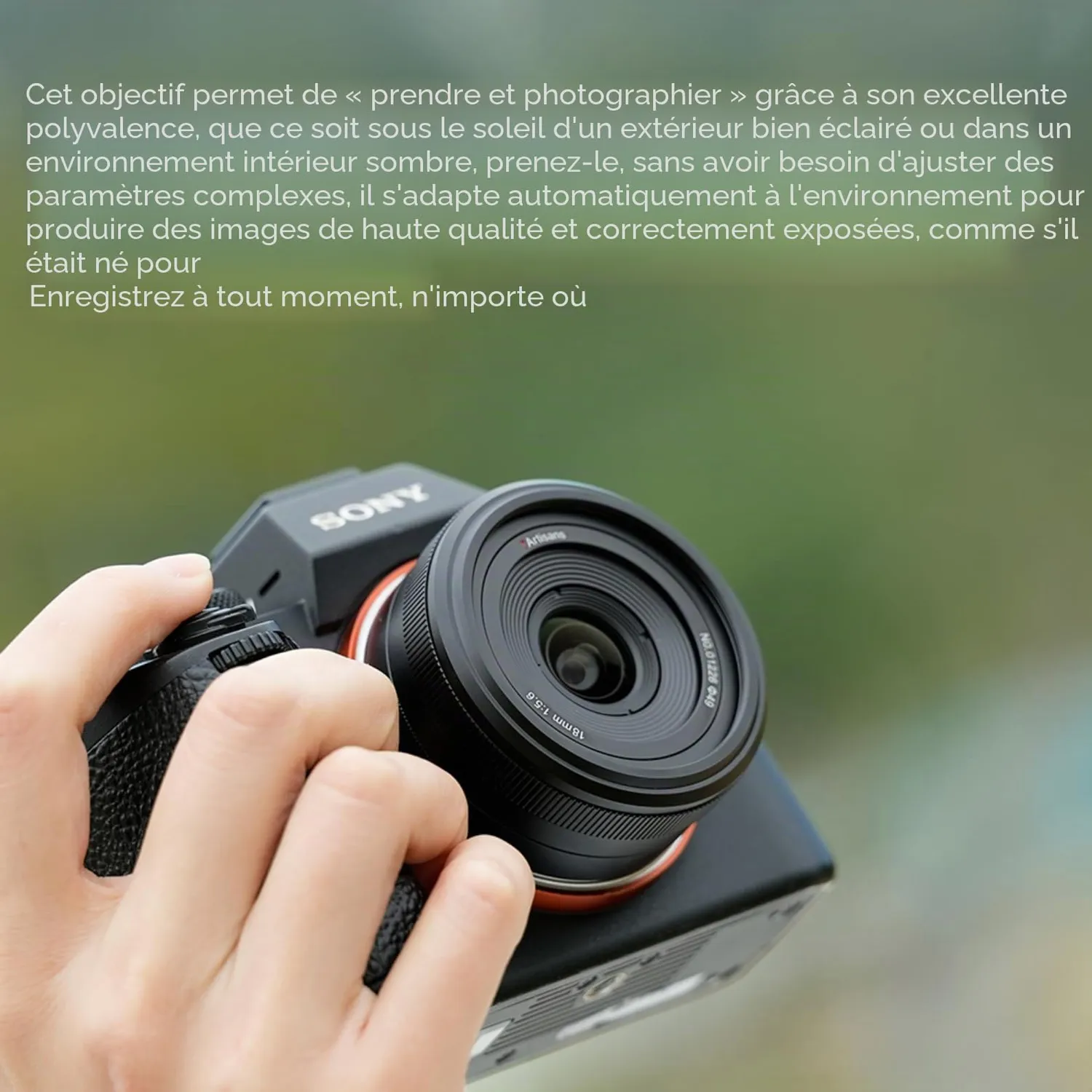 7Artisans 18mm F5.6 objectif monture E plein format grand angle