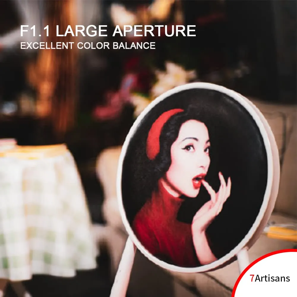 7Artisans 50mm F1.1 objectif Leica M noir très lumineux