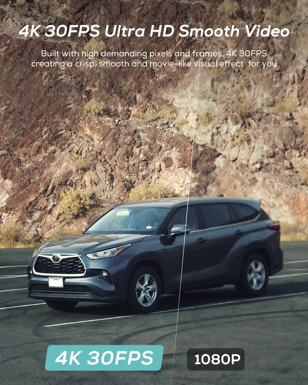 iZeeker iD400 caméra voiture 4K définition fine
