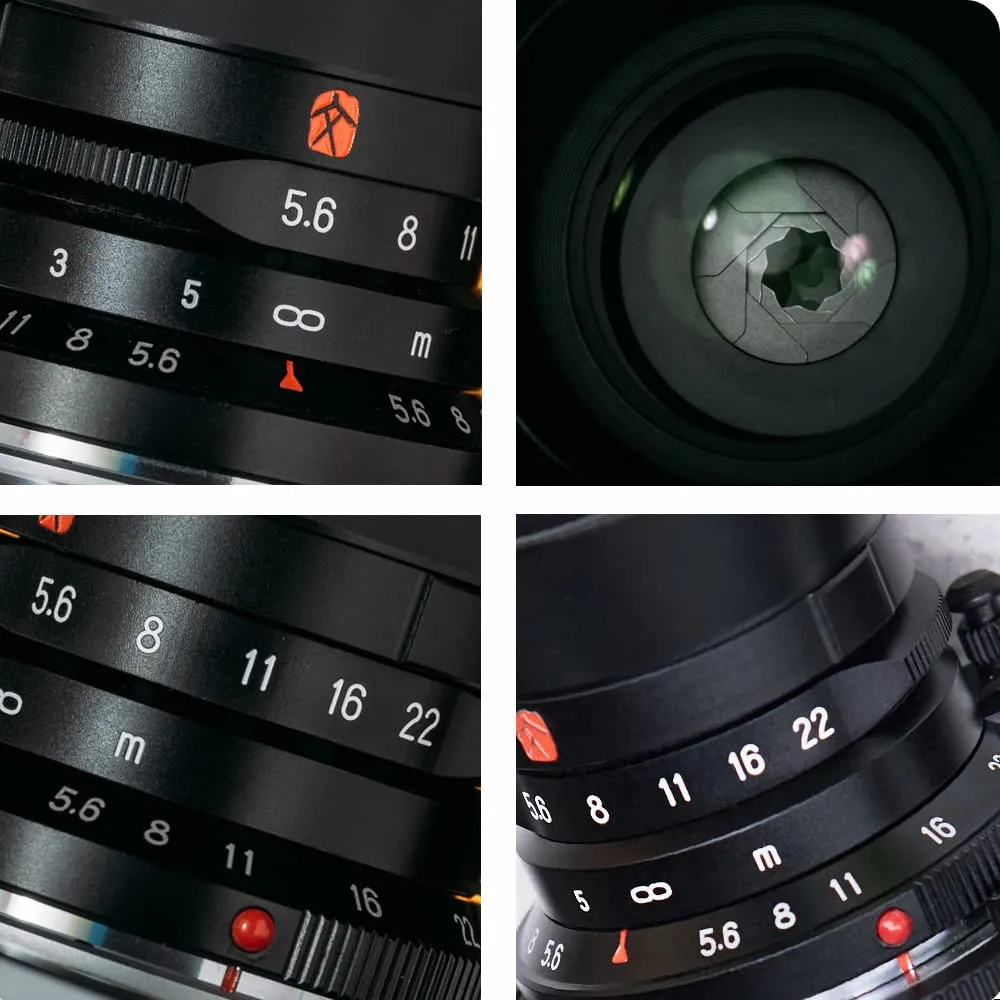 7Artisans M28mm F5.6 objectif Leica M manuel plein format