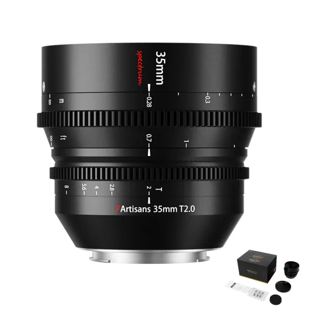 7Artisans Cine 35mm T2.0 objectif cinéma Sony E plein format