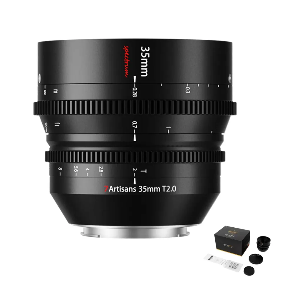 7Artisans Cine 35mm T2.0 objectif cinéma Sony E plein format