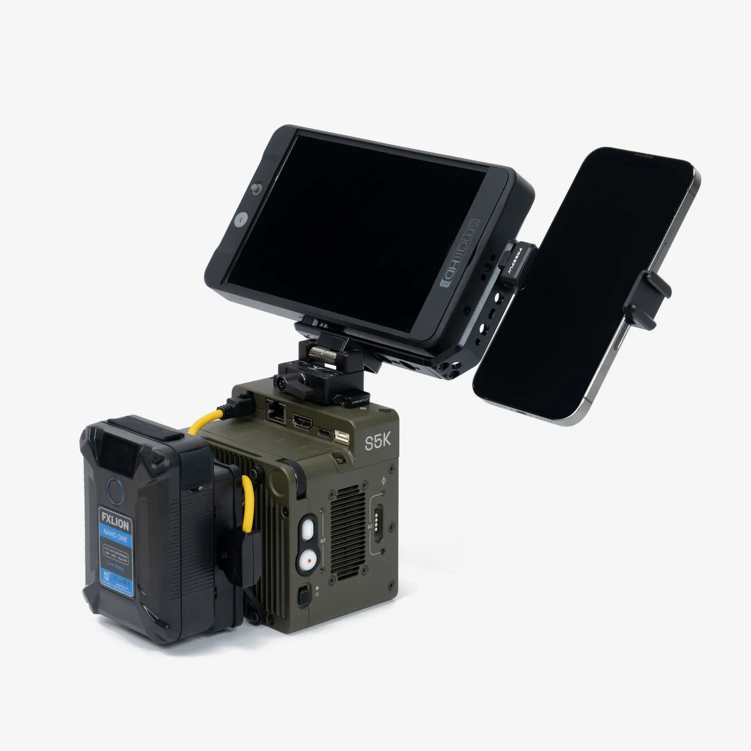 Freefly NATO Monitor Phone support moniteur L