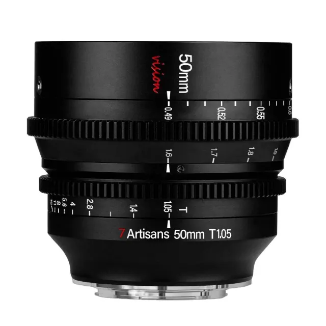 7Artisans 50mm T1.05 objectif cinéma monture L grande ouverture