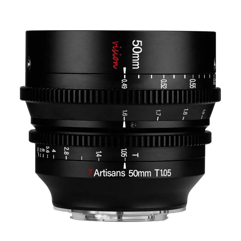 7Artisans 50mm T1.05 objectif cinéma monture L grande ouverture