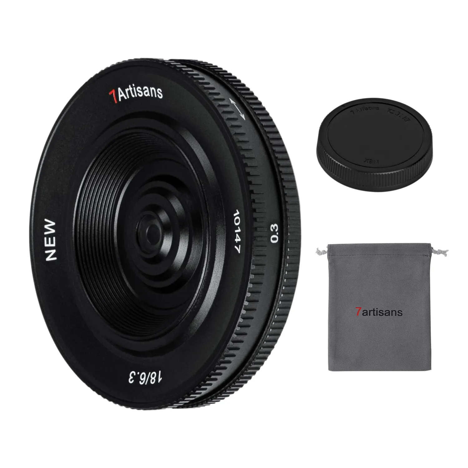 7Artisans 18mm F6.3 pancake objectif Fuji X APS-C