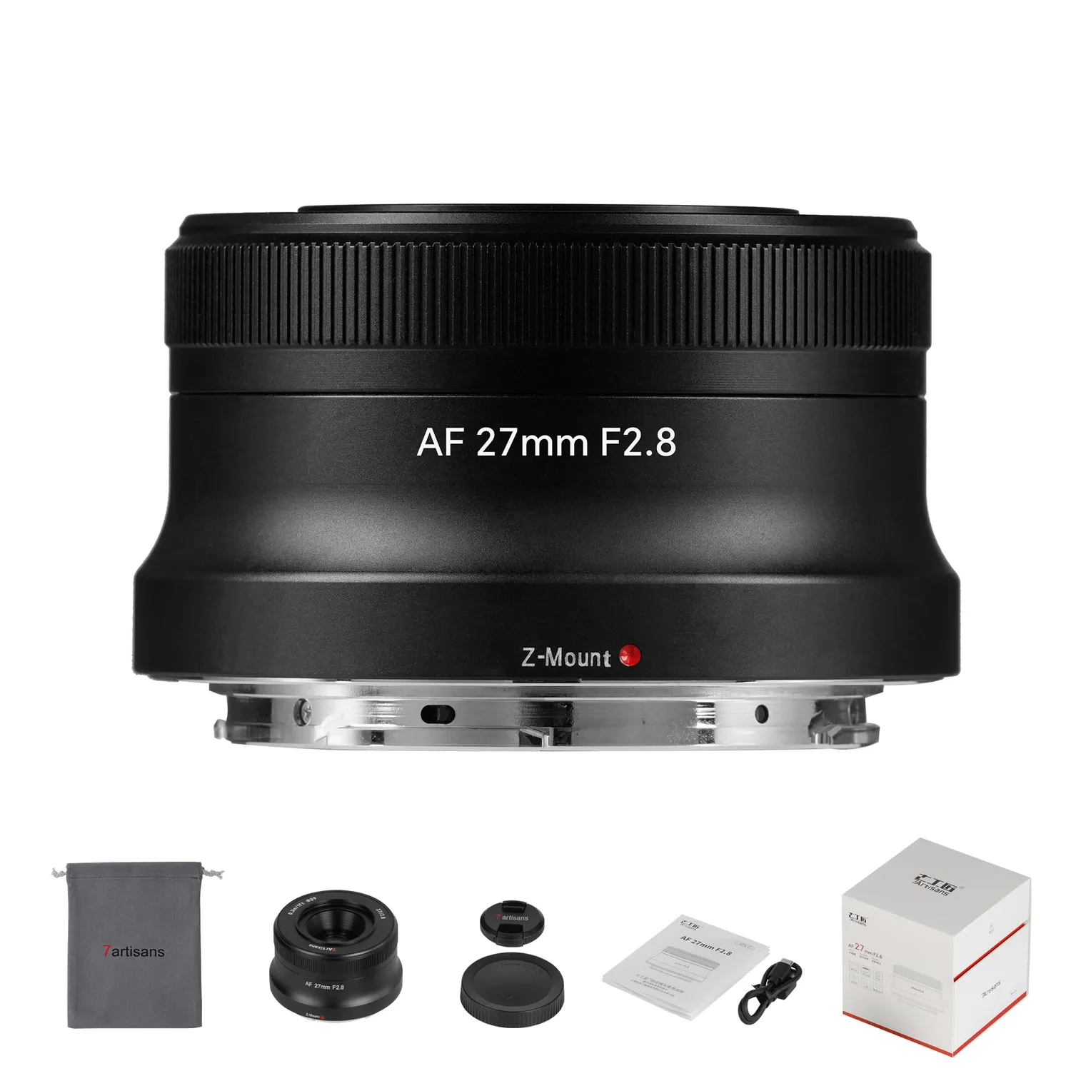 7Artisans AF 27mm F2.8 objectif APS-C Sony E compact