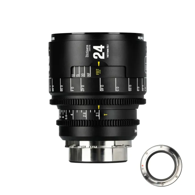 7Artisans Infinte 24mm T2.1 objectif cinéma PL noir plein format