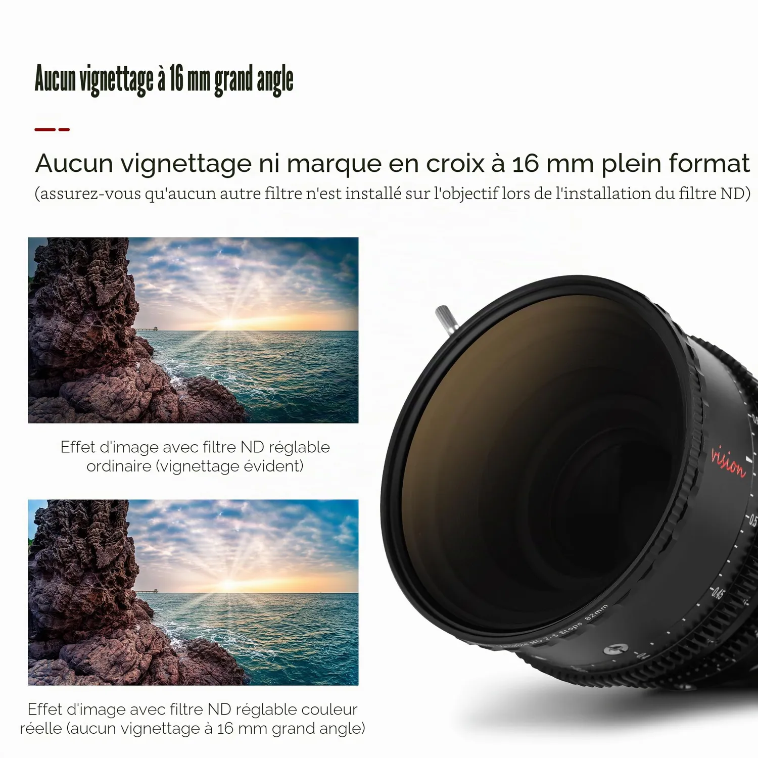 7Artisans True Color filtre VND 67mm 6-9 stops