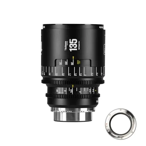 7Artisans Infinte 135mm T2.4 objectif cinéma PL noir plein format