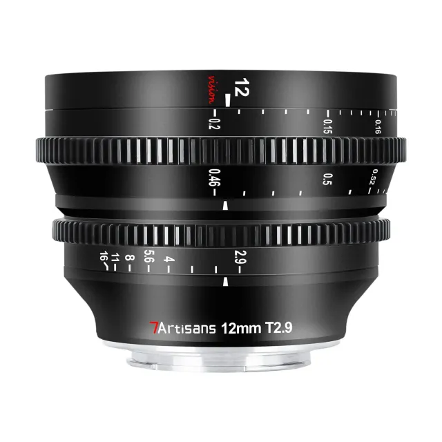 7Artisans 12mm T2.9 objectif ciné Fuji X APS-C