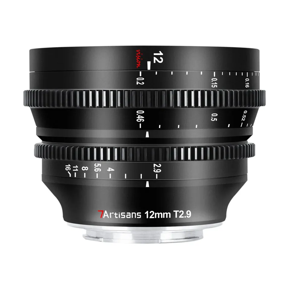 7Artisans 12mm T2.9 objectif ciné Fuji X APS-C
