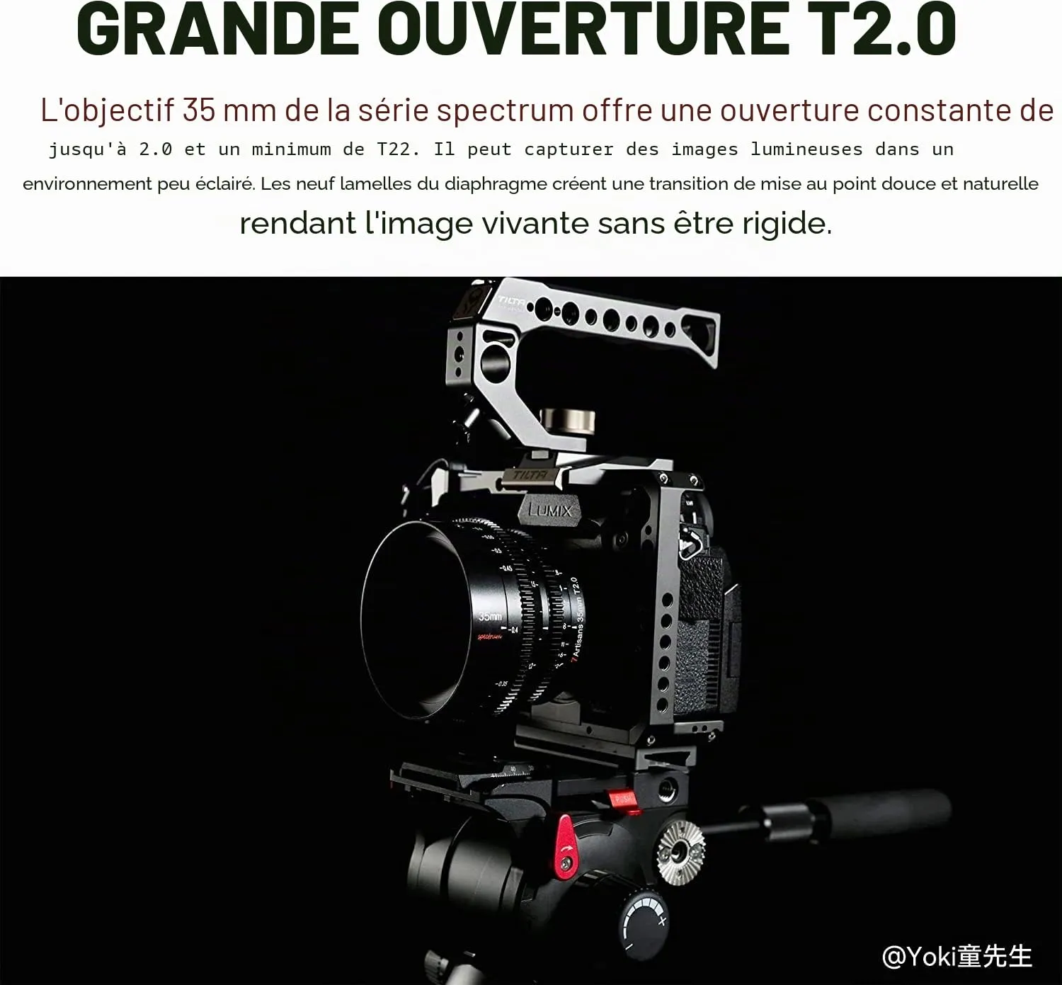 7Artisans Cine 35mm T2.0 objectif cinéma Sony E plein format