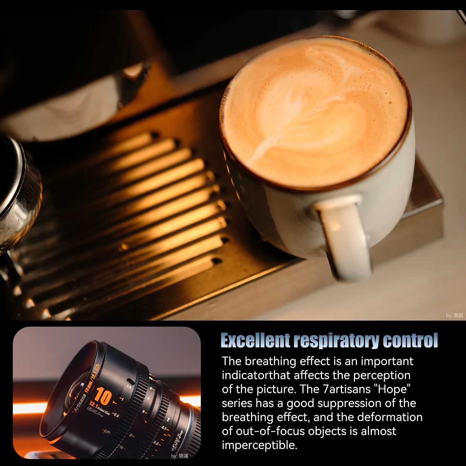 7Artisans Hope 16mm T2.1 objectif cinéma Fuji X gris titane