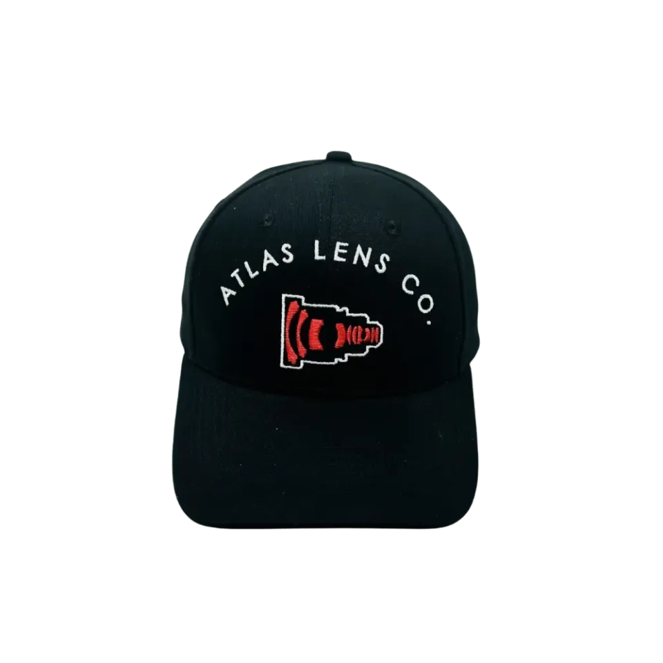 Atlas Lens Co. Cap casquette brodée objectif taille unique