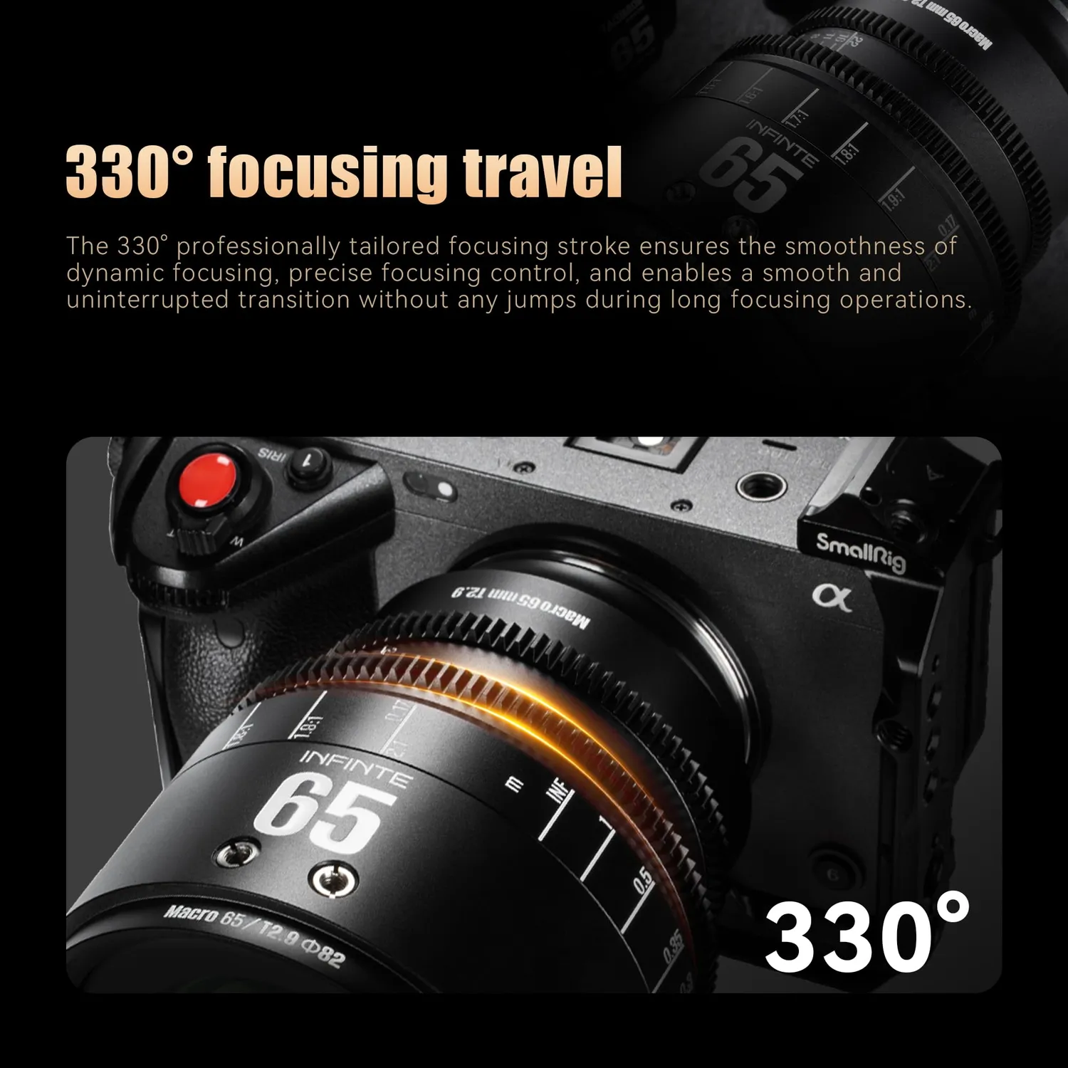 7Artisans Infinity 65mm T2.9 objectif cinéma E macro 2x