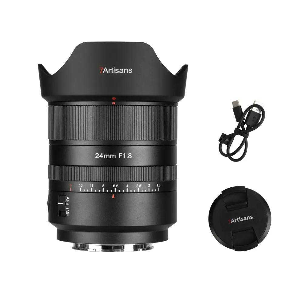 7Artisans AF 24mm F1.8 objectif autofocus Sony E plein format