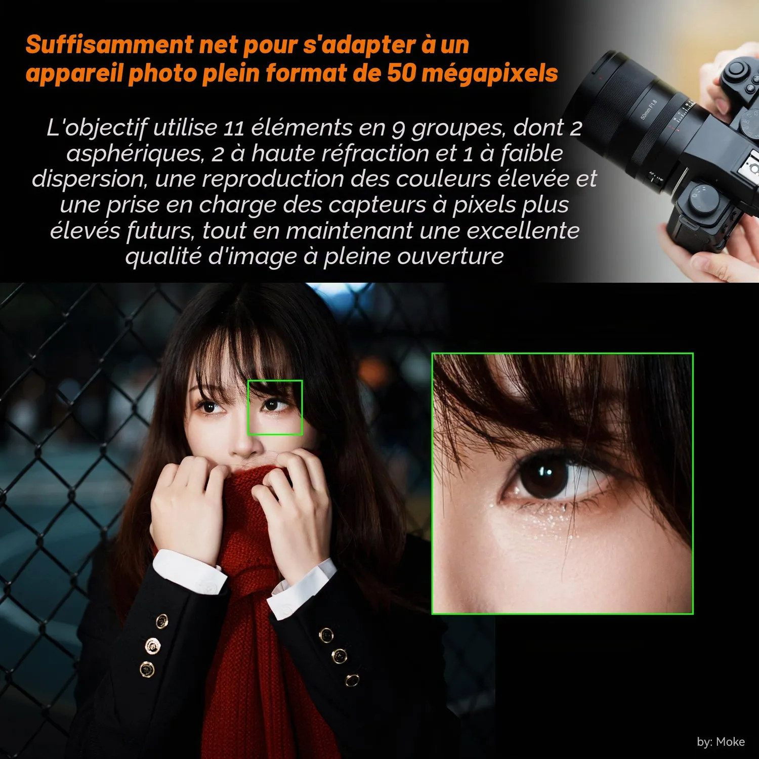7Artisans AF 50mm F1.8 objectif monture L noir