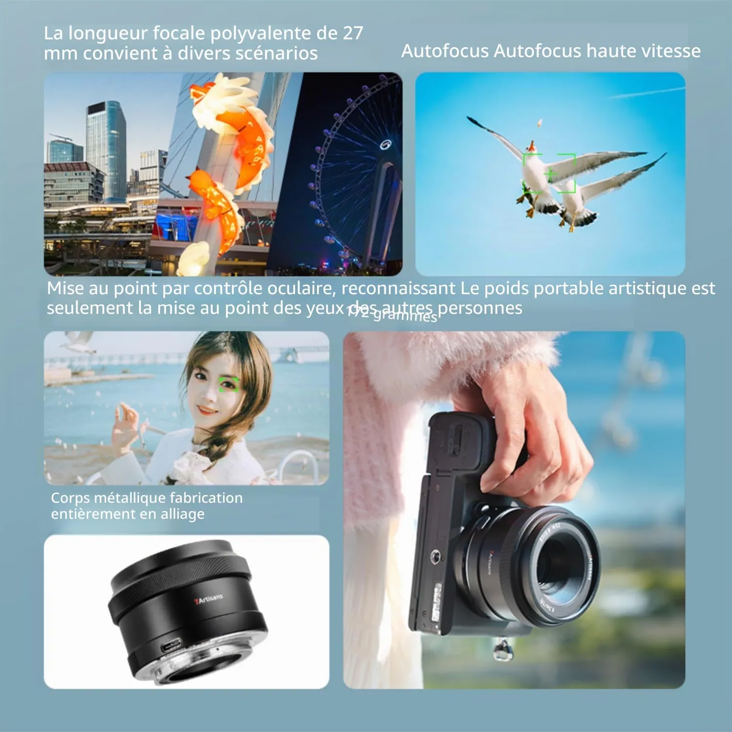 7artisans AF 27mm F2.8 objectif Sony E autofocus