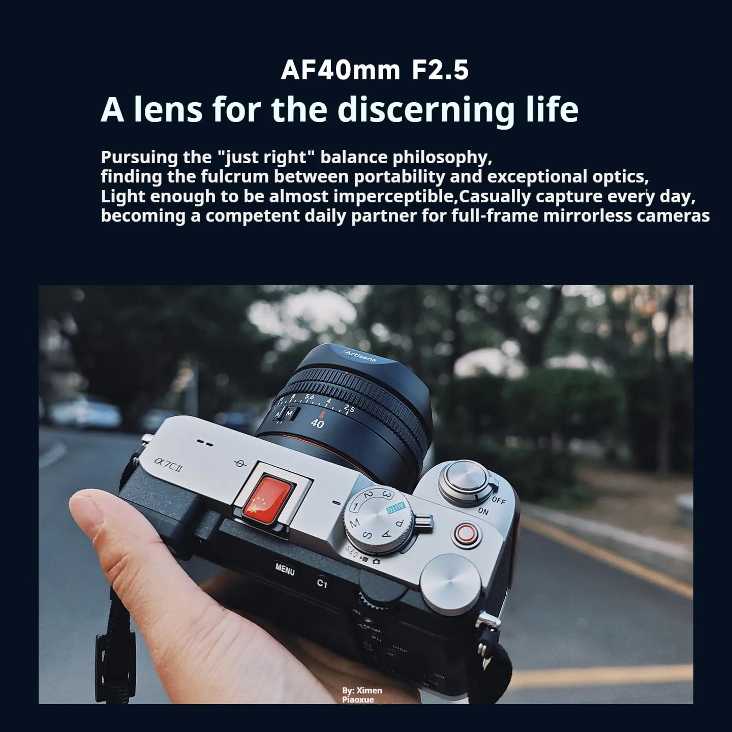 7Artisans AF 40mm F2.5 objectif monture L compact