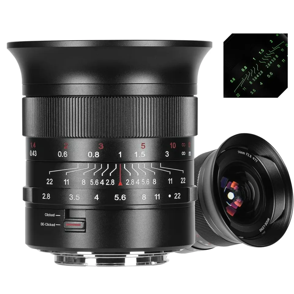7Artisans 14mm F2.8 Objectif Grand Angle Z Plein Format