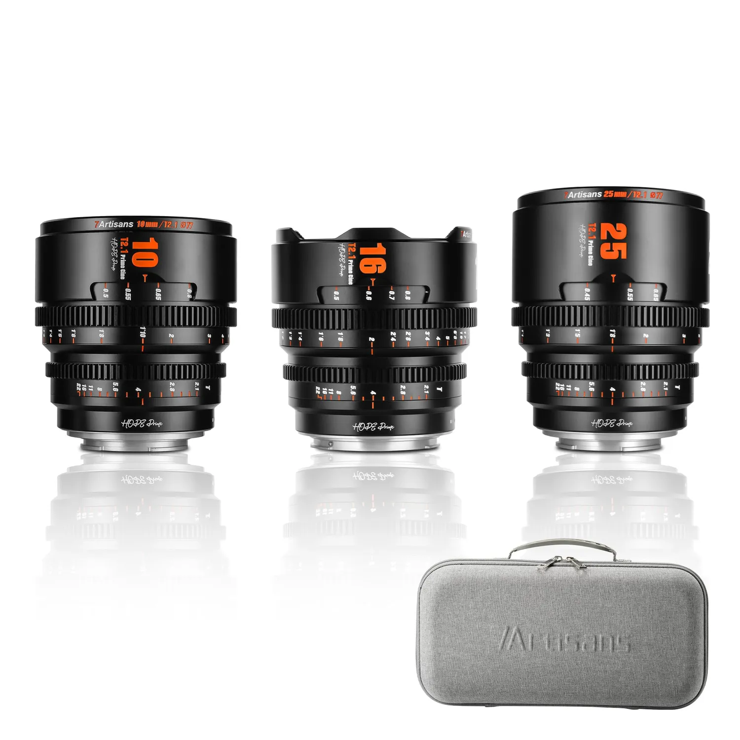 7Artisans Hope 50mm T2.1 objectif cinéma Micro 4/3 gris titane