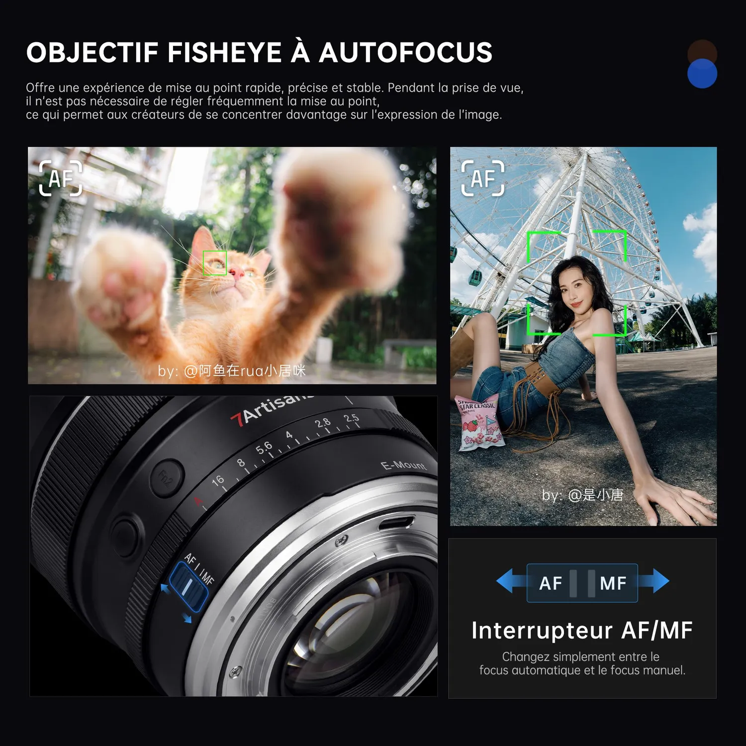7Artisans AF 10mm F2.5 objectif Sony E fisheye