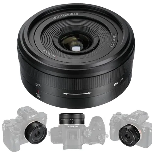 7Artisans 18mm F5.6 objectif monture E plein format grand angle