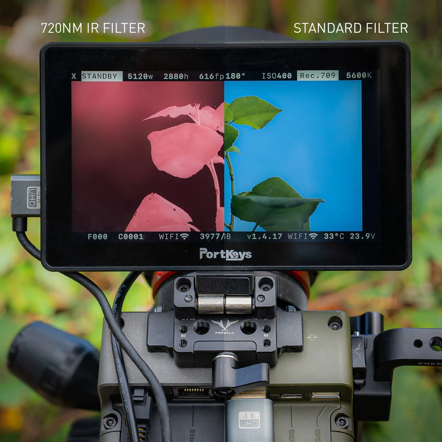 Freefly Ember 720nm filtre infrarouge IR