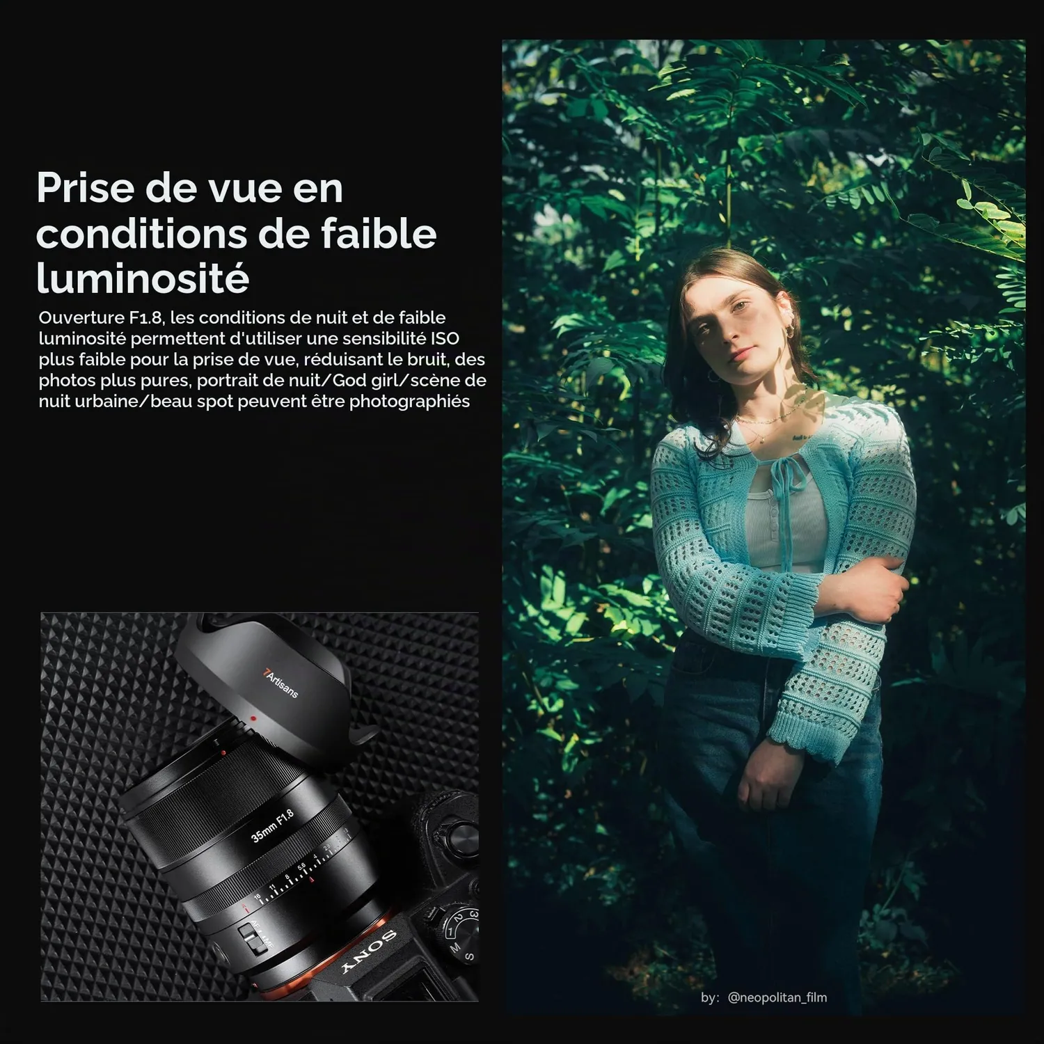 7Artisans AF 35mm F1.8 objectif Sony E autofocus