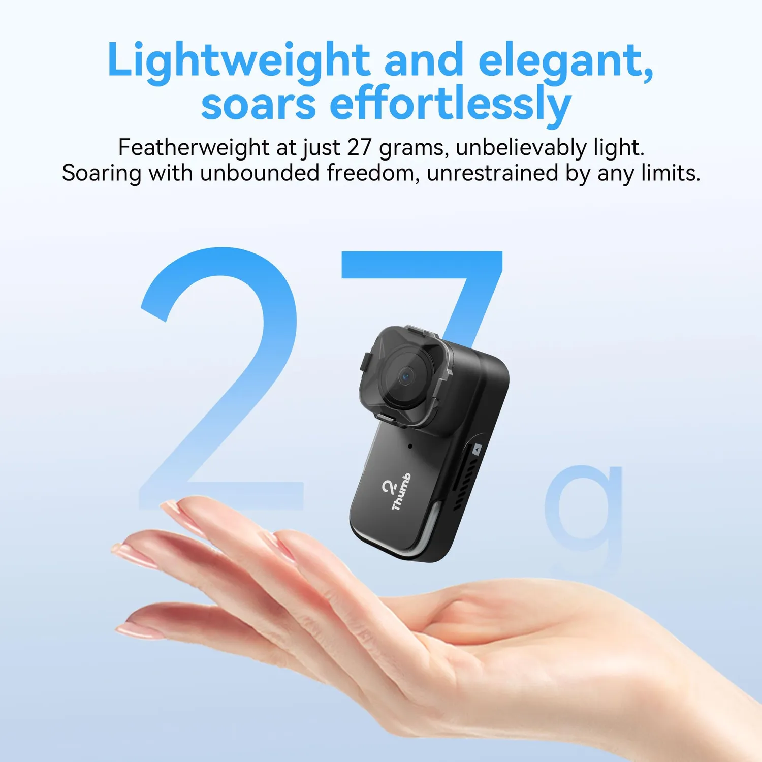 RunCam Thumb caméra action 1080p 60fps 9,8g