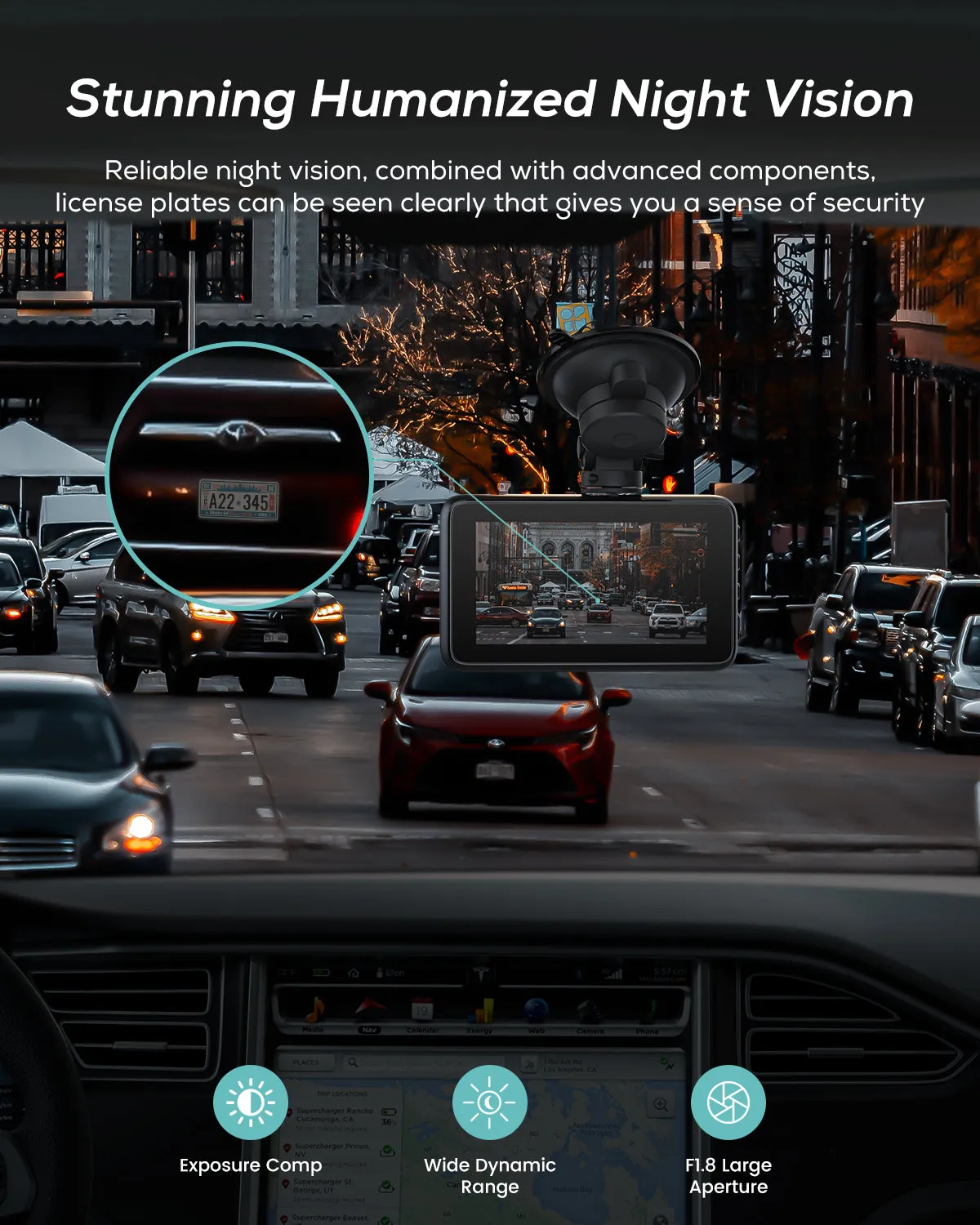 iZeeker iD400 caméra voiture 4K définition fine