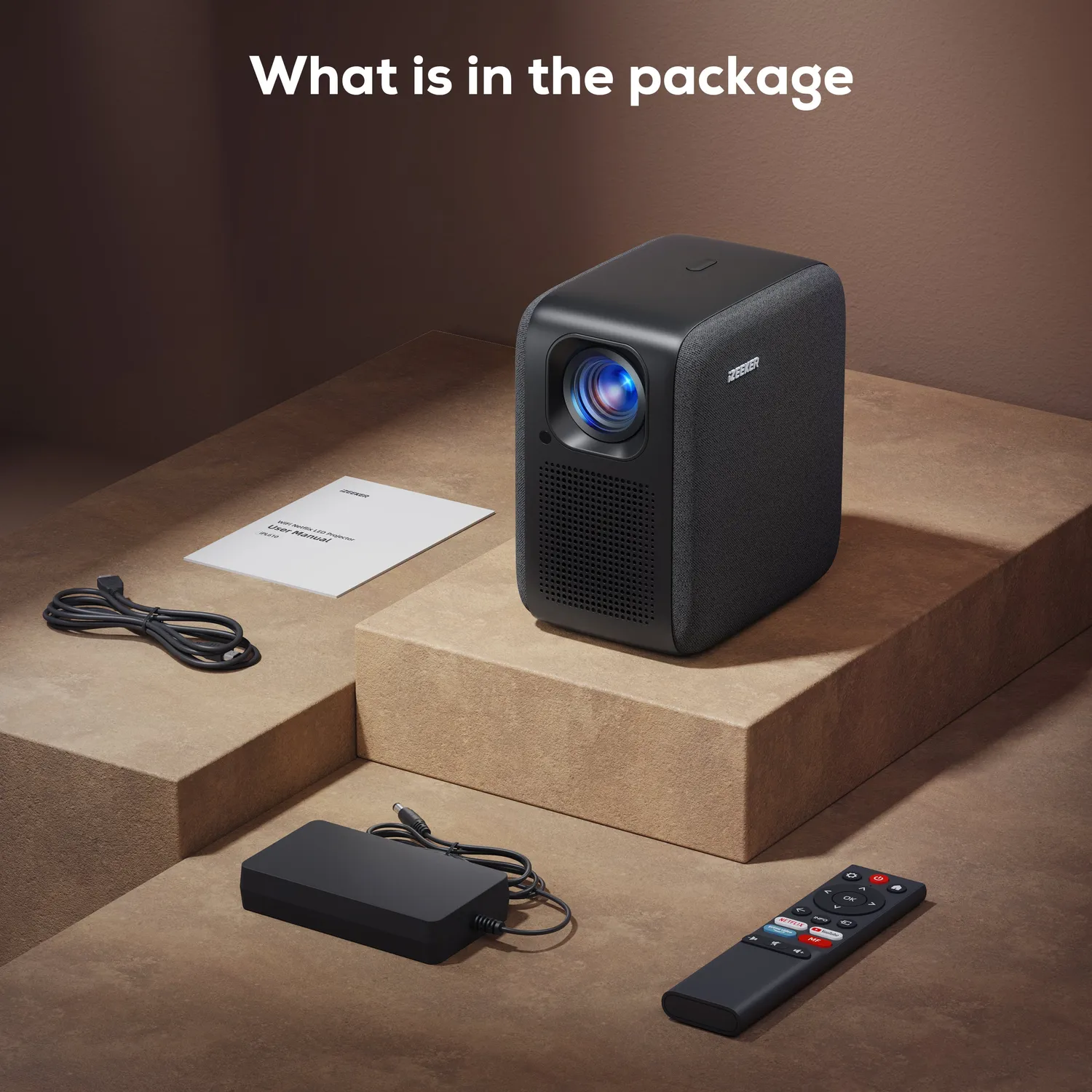 iZeeker iPL610 vidéoprojecteur WiFi Netflix image auto